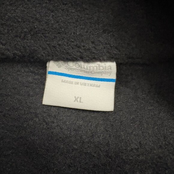 Columbia Womens Black Full-Zip Fleece JacketXL Lightweight Warm Sweater - Picture 6 of 12